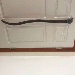 Authentic leather belt